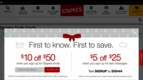 What Staplescares.com website looked like in 2015 (8 years ago)
