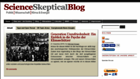 What Science-skeptical.de website looked like in 2015 (8 years ago)