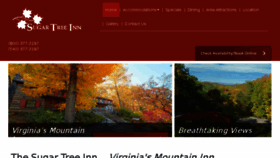 What Sugartreeinn.com website looked like in 2015 (8 years ago)