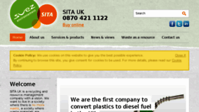 What Sita.co.uk website looked like in 2015 (8 years ago)
