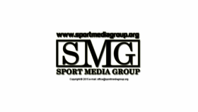 What Sportmediagroup.org website looked like in 2015 (8 years ago)