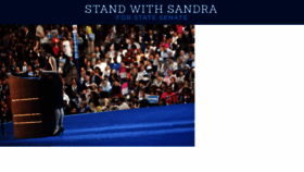 What Standwithsandra.org website looked like in 2015 (8 years ago)