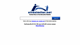 What Sitesimilar.net website looked like in 2015 (8 years ago)