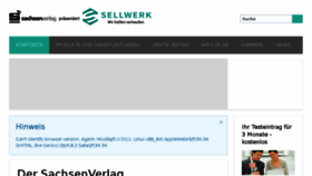 What Sachsenverlag.de website looked like in 2015 (8 years ago)