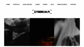 What Szymonolma.pl website looked like in 2015 (8 years ago)