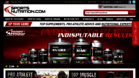 What Sportsnutrition.com website looked like in 2015 (8 years ago)