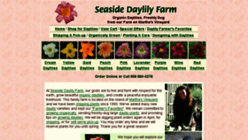 What Seasidedaylily.com website looked like in 2015 (8 years ago)