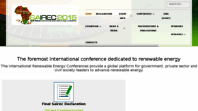 What Sairec.org.za website looked like in 2015 (10 years ago)