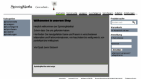 What Spinningmartha.de website looked like in 2015 (8 years ago)