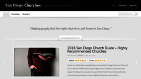What Sandiegochurches.org website looked like in 2015 (8 years ago)