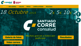 What Santiagocorreconsalud.cl website looked like in 2015 (8 years ago)