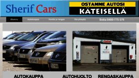 What Sherifcars.fi website looked like in 2015 (8 years ago)