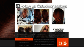 What Studiodnasalon.com website looked like in 2016 (8 years ago)