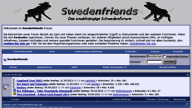 What Schwedenforum-neu.de website looked like in 2016 (8 years ago)