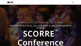 What Scorreconference.tv website looked like in 2016 (8 years ago)