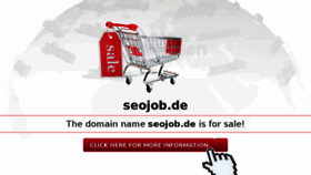 What Seojob.de website looked like in 2016 (8 years ago)
