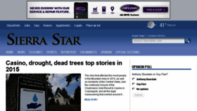 What Sierrastar.com website looked like in 2016 (8 years ago)