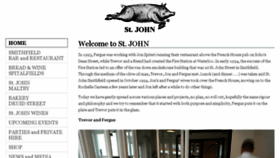 What Stjohnbreadandwine.com website looked like in 2016 (8 years ago)