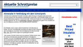 What Schrottpreise.eu website looked like in 2016 (8 years ago)