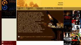 What Sibiu2007.ro website looked like in 2016 (8 years ago)