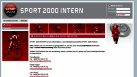 What Sport2000-intern.de website looked like in 2016 (8 years ago)