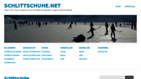 What Schlittschuhe.net website looked like in 2016 (8 years ago)