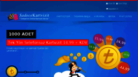 What Sadecekartvizit.com website looked like in 2016 (8 years ago)