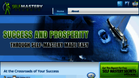 What Selfmasterysecrets.com website looked like in 2016 (8 years ago)