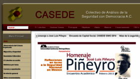 What Seguridadcondemocracia.org website looked like in 2016 (9 years ago)