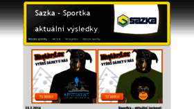 What Sazka-sportka-vysledky.com website looked like in 2016 (8 years ago)