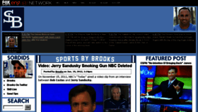 What Sportsbybrooks.com website looked like in 2016 (8 years ago)