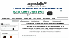 What Segundalia.com website looked like in 2016 (8 years ago)