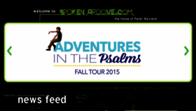 What Spokengroove.com website looked like in 2016 (10 years ago)