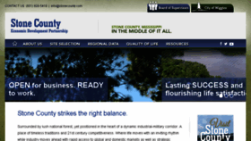 What Stonecounty.com website looked like in 2016 (8 years ago)