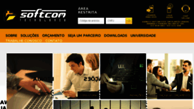 What Softcomtecnologia.com.br website looked like in 2016 (8 years ago)