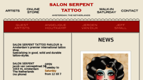 What Salonserpent.com website looked like in 2016 (8 years ago)