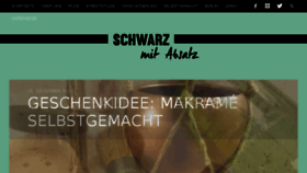 What Schwarzmitabsatz.de website looked like in 2016 (8 years ago)