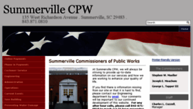 What Summervillecpw.com website looked like in 2016 (8 years ago)