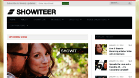 What Showiteer.com website looked like in 2016 (8 years ago)