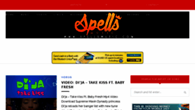 What Spellsmusic.net website looked like in 2016 (8 years ago)