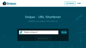 What Snipac.com website looked like in 2016 (8 years ago)