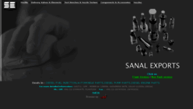 What Sanalexports.com website looked like in 2016 (8 years ago)