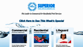 What Superiorpool.com website looked like in 2016 (8 years ago)