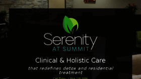 What Summitdetoxtreatment.com website looked like in 2016 (8 years ago)