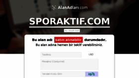 What Sporaktif.com website looked like in 2016 (8 years ago)