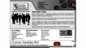 What Solucaorh.com.br website looked like in 2016 (8 years ago)