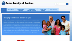 What Setonfamilyofdoctors.com website looked like in 2016 (8 years ago)
