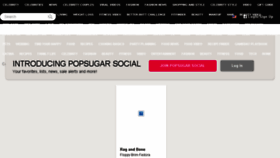 What Social.popsugar.com website looked like in 2016 (8 years ago)