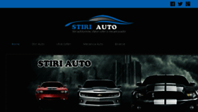 What Stiriauto.com website looked like in 2016 (8 years ago)