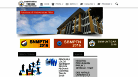 What Sakti.untidar.ac.id website looked like in 2016 (9 years ago)